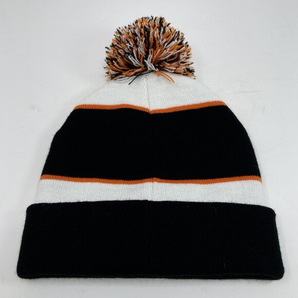 Tito's Handmade Vodka Beanie 2022 Toque Adult Black Orange Knit Pom Texas - Picture 4 of 4
